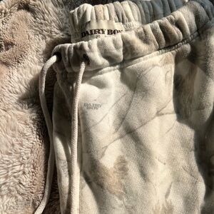 dairy boy woodland camo sweatpants